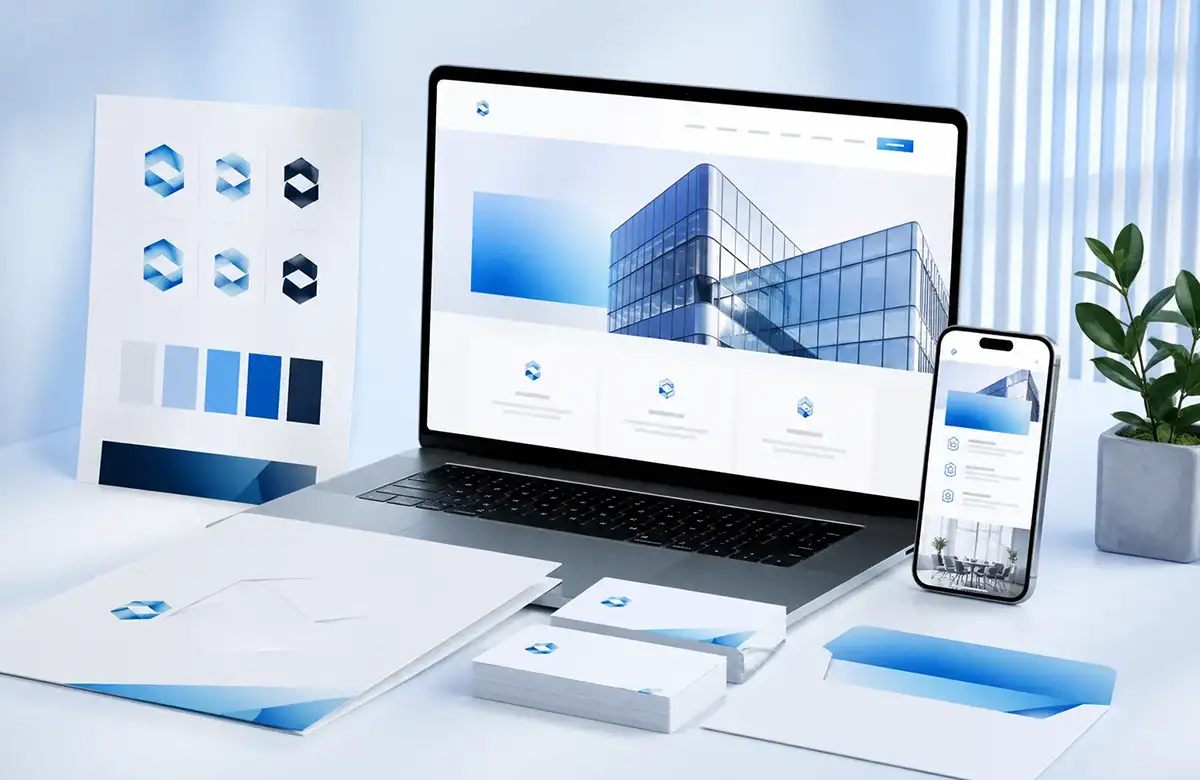 Brand identity and website project for a professional services business